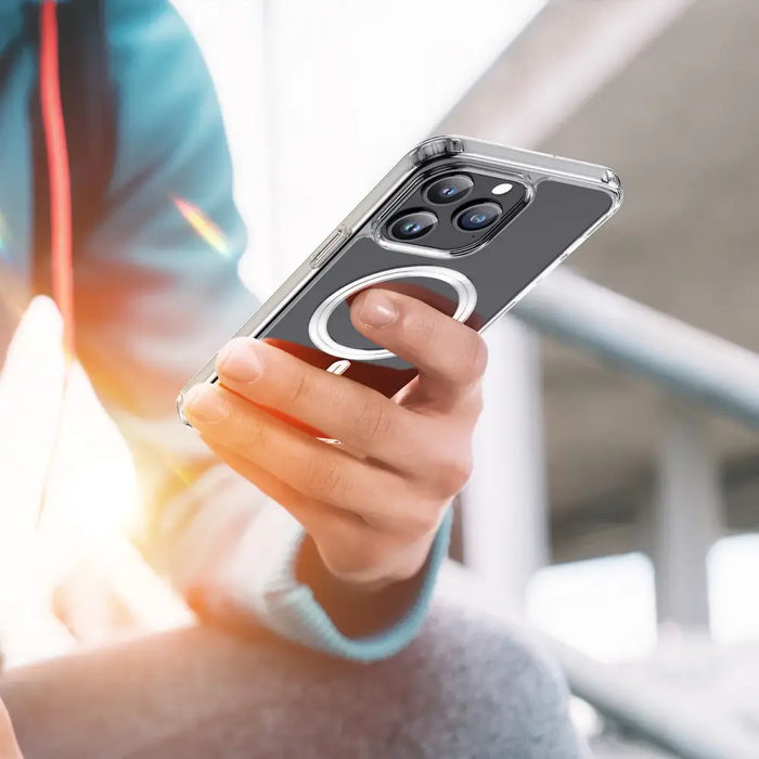 iPhone 15 Pro Case with MagSafe Dux Ducis Clin - Transparent - Cell phone cases and covers<<<HurtelXML