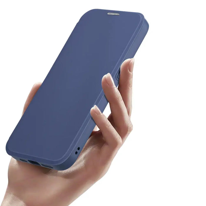 iPhone 15 Pro Magnetic MagSafe Flip Case Dux Ducis Skin X Pro - Blue - Cell phone cases and covers<<<HurtelXML