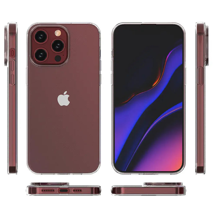 iPhone 15 Pro Max case from the Ultra Clear series in transparent color - Cell phone cases and covers<<<HurtelXML