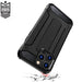iPhone 15 Pro Max Hybrid Armor case - black - Cell phone cases and covers<<<HurtelXML