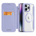 iPhone 15 Pro Max Magnetic MagSafe Flip Case Dux Ducis Skin X Pro - Purple - Cell phone cases and covers<<<HurtelXML