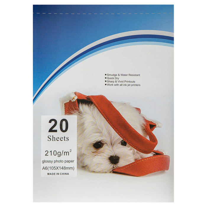 PHOTO PAPER GLOSSY PHOTO P 210G-A6 20 l.