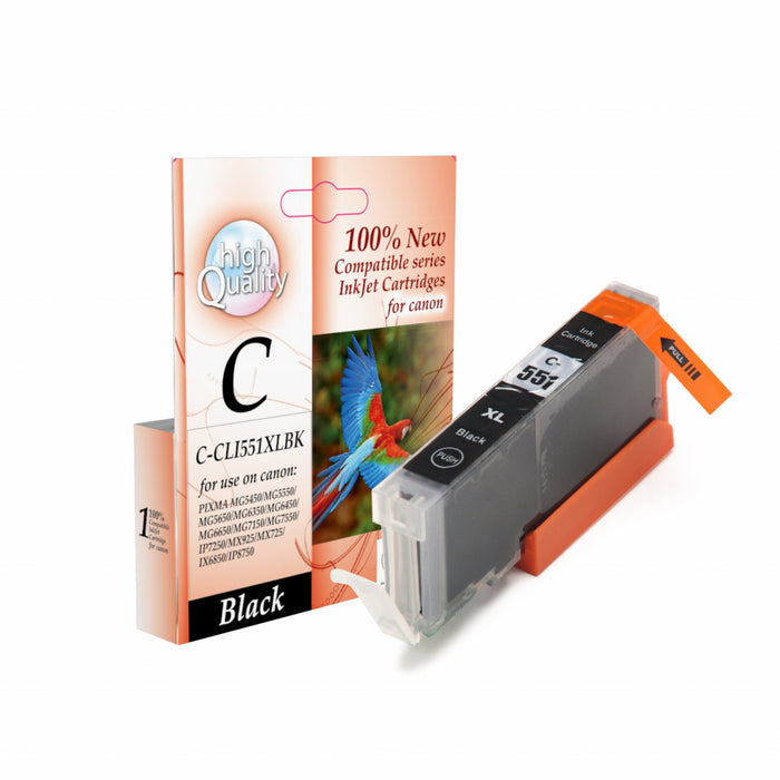 Consumable IPRINT CLI-551XLBK PIXMA/MG5450/5550/6350/7150/ 12ml