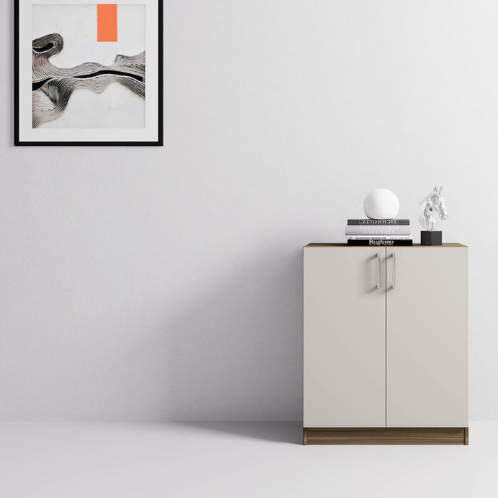 OFFICE CABINET IRIM OLIVE M OAK DYLAN/CASHMERE