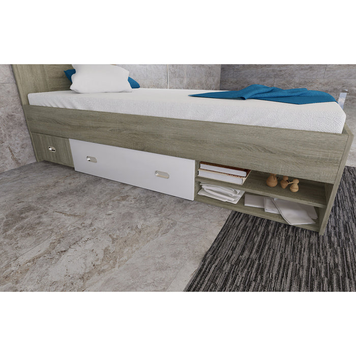 SINGLE MULTIFUNCTIONAL BED IRIM MAKA 90X200 CM.