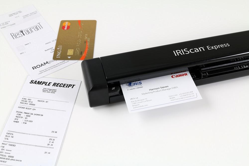 Portable scanner iris IRIScan Express 4, A4, 8 pages/minute, USB 2.0
