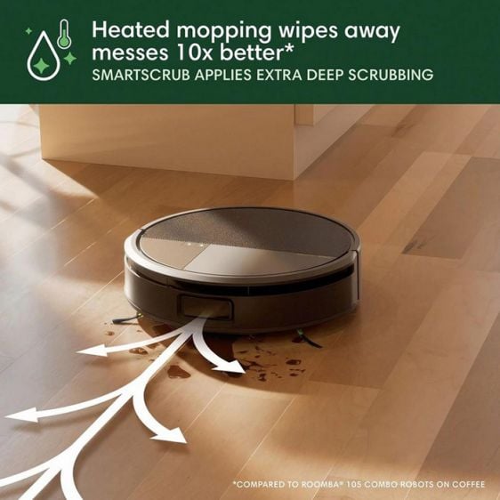 iRobot Roomba® Max 705 Combo Robot Vacuum Cleaner + AutoWash™ dock (Black)