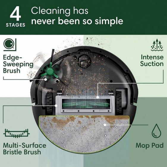 Robot vacuum cleaner IRobot Roomba® 105 Combo Y351040