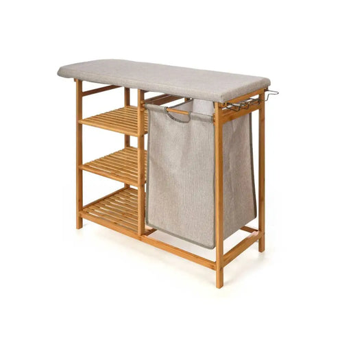 Ironing board Kipit Cream Cloth Bamboo - Почистване Прахосмукачки И Гладене<<<Дом Градина<<<BigBuy&&&Сушилни ютии и