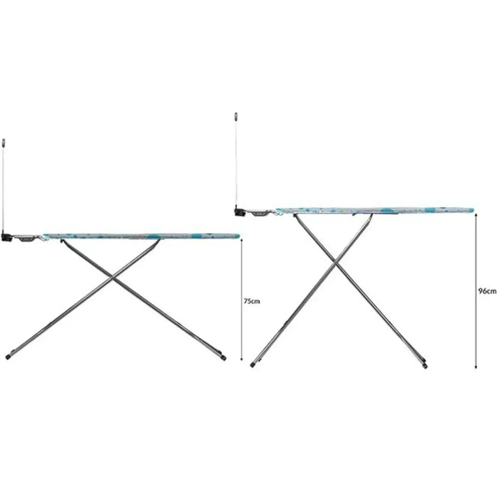 Ironing board Vileda Star Plus Black Printed Foam Cotton Stainless steel 120 x 38 cm - Сушилни ютии и