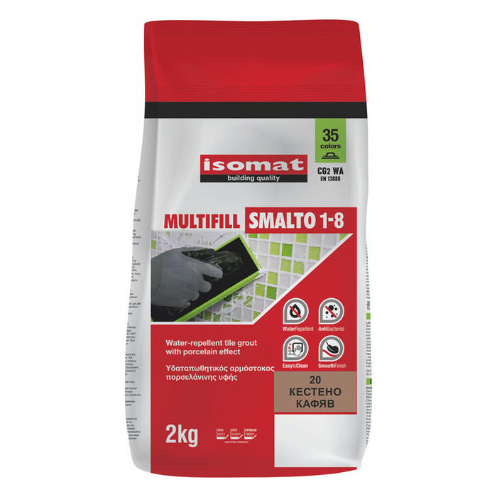 JOINT MIXTURE FOR INTERIOR AND EXTERIOR USE ISOMAT MULTIFILL CHESTNUT BROWN