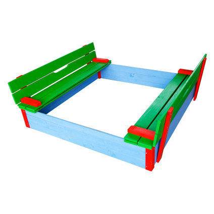 CHILDREN'S SANDBOX WITH BENCHES 38X115X115CM ITA HOME & GARDEN