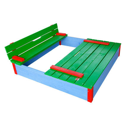 CHILDREN'S SANDBOX WITH BENCHES 38X115X115CM ITA HOME & GARDEN