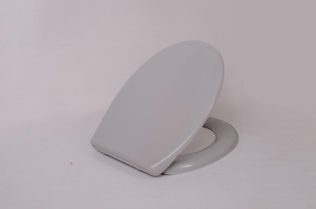 TOILET BOARD SLOWCLIP PVC GRAY