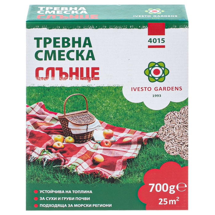 GRASS MIXTURE FOR SUNNY FIELDS 0.7KG, 25M² IVESTO