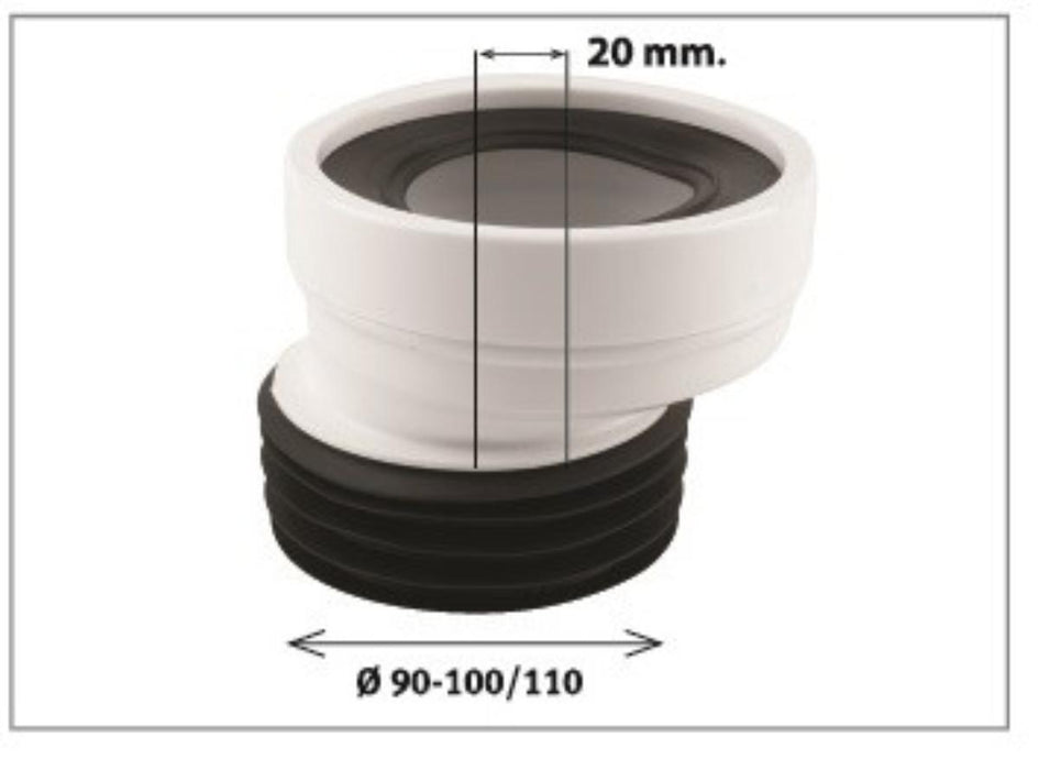 SLEEVE WC ECCENTRIC 20MM