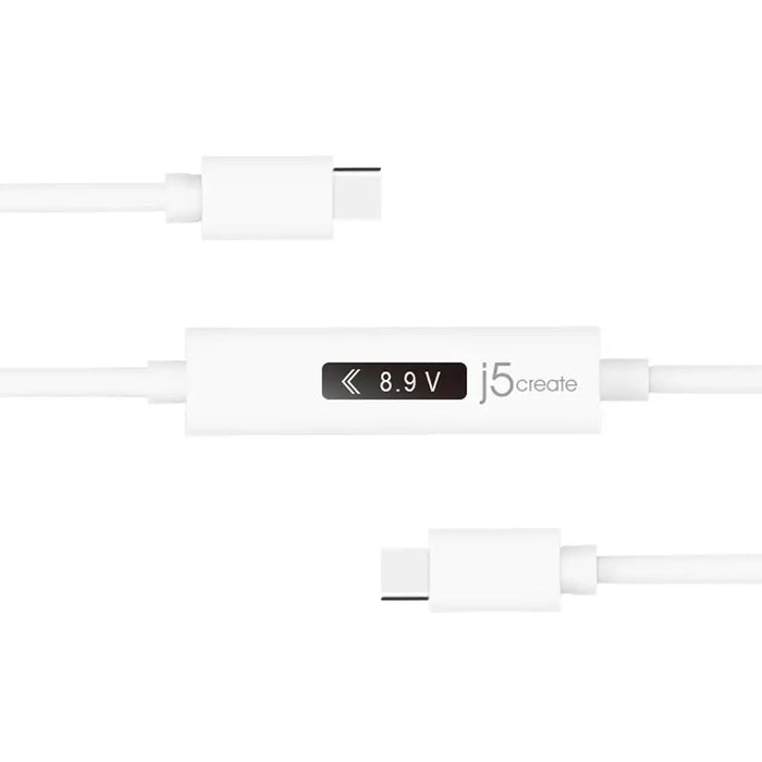 j5create JUCP14 Charging Cable Power Meter USB-C - Кабели за мобилни