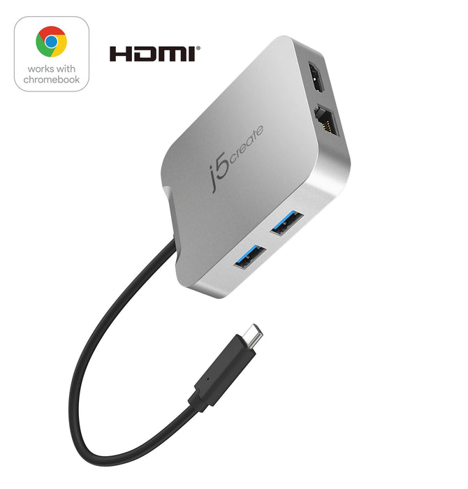 Docking station j5create JCD391 4K60 Elite USB-C PD, USB-A, HDMI, RJ-45