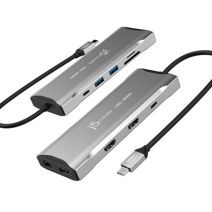 Docking station j5create JCD397 100W, 4K60 Elite USB-C, 10Gbps
