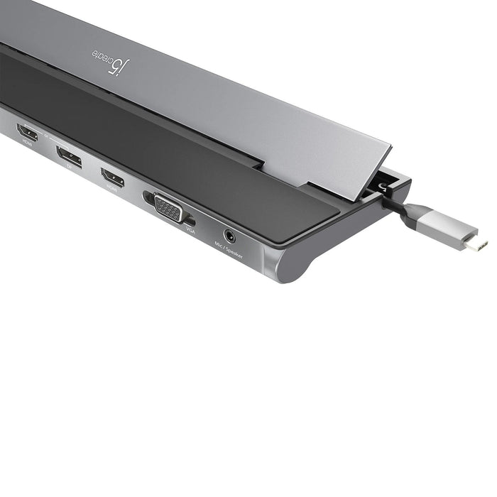 Docking station j5create JCD543P, For three monitors with 100W PD power adapter