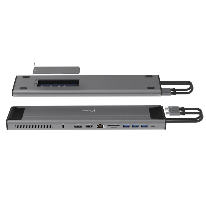 Docking station j5create JCD552, M.2 NVMe, USB-C Gen 2