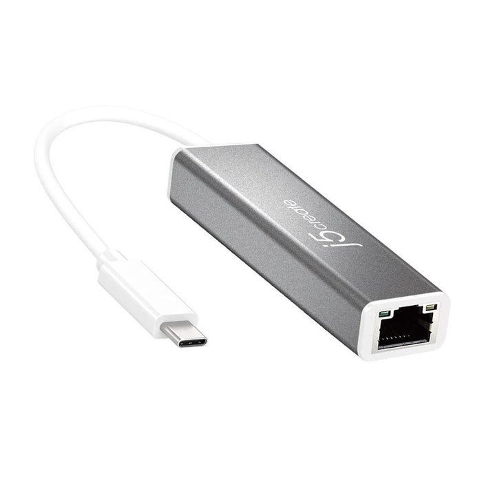 Network card j5Create JCE133G, Type USB-C 3.1 Gen1, Gigabit Ethernet, Gray