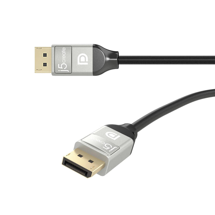 Cable j5create JCC153G, DP male - DP male, 4K, 1.8 m