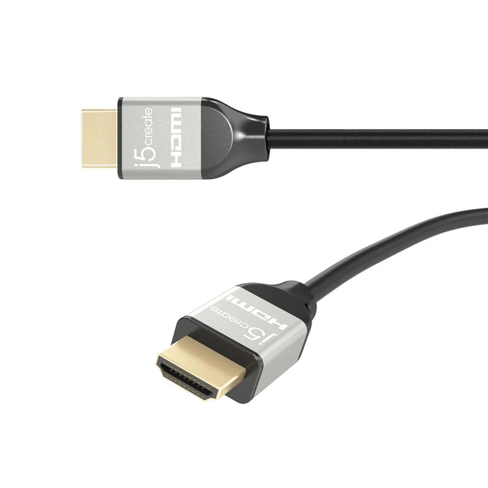 Cable j5create JDC52, HDMI male - HDMI male, Ethernet, 4K, 2 m