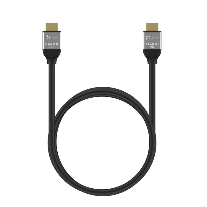 Cable j5create JDC53, HDMI male - HDMI male, 8K, 48 Gbps, 2 m