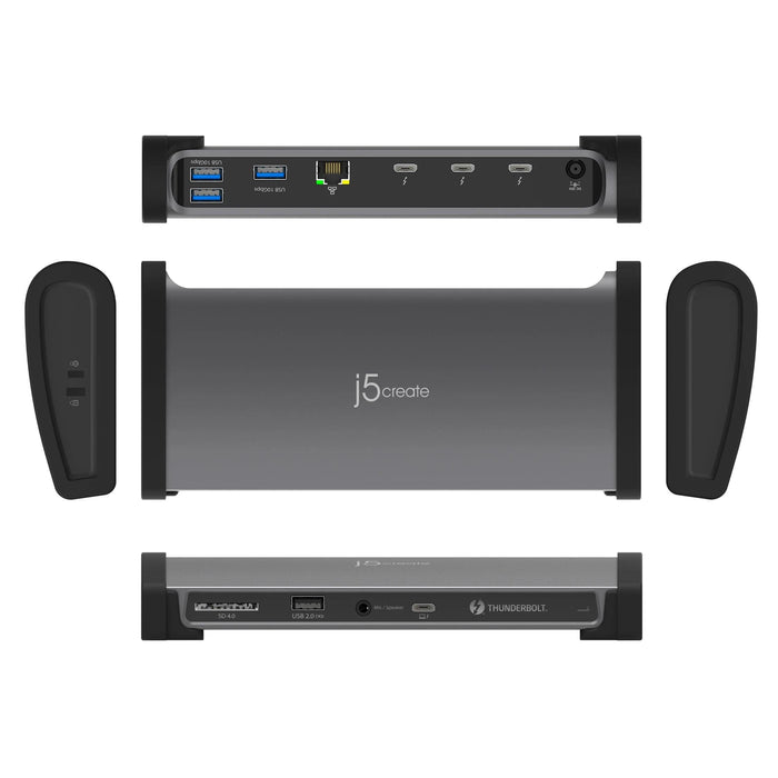 Docking station j5create JTD562, Thunderbolt 4, USB-C, 8K