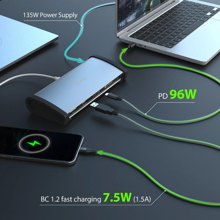 Docking station j5create JTD562, Thunderbolt 4, USB-C, 8K