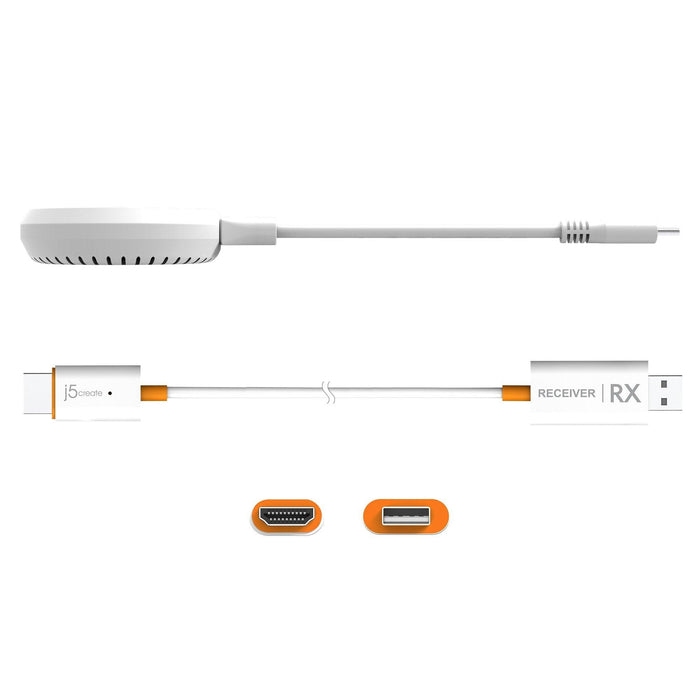 Adapter ScreenCast j5create JVAW62, 1920 × 1080 , Wireless, 2.4 GHz, 5 GHz, WPA2