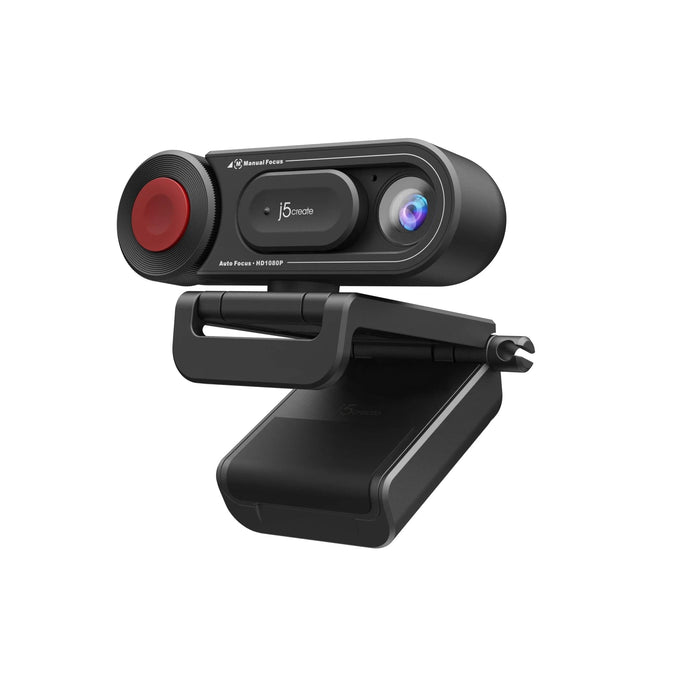 j5create JVU250 Webcam, 4K Ultra HD, Microphone, Auto and Manual Focus