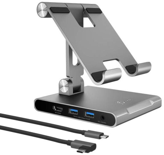 Stand with docking station j5create JTS224, For iPad Pro