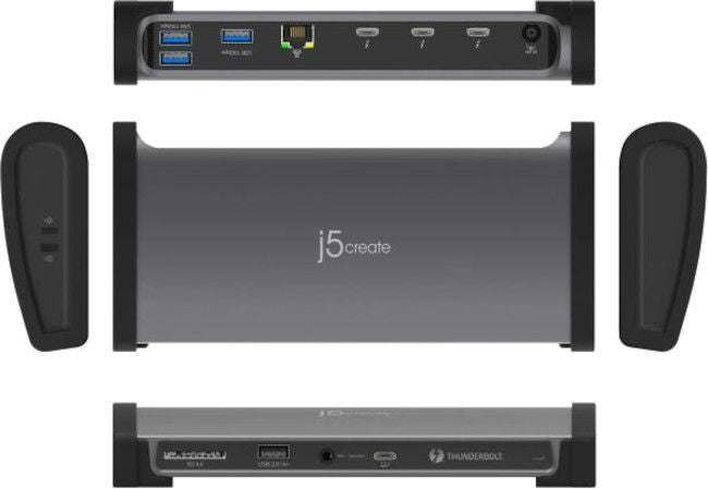 Docking station j5create JTD562, Thunderbolt 4, USB-C, 8K