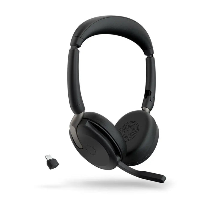 Jabra Evolve2 65 Flex - Link380c UC Stereo (Wireless Charging) - HeadphonesPER-SLU<<<Input / Output