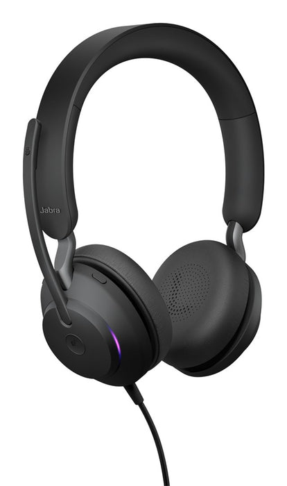 Headset with microphone Jabra Evolve2 40 SE MS Stereo, USB C/A