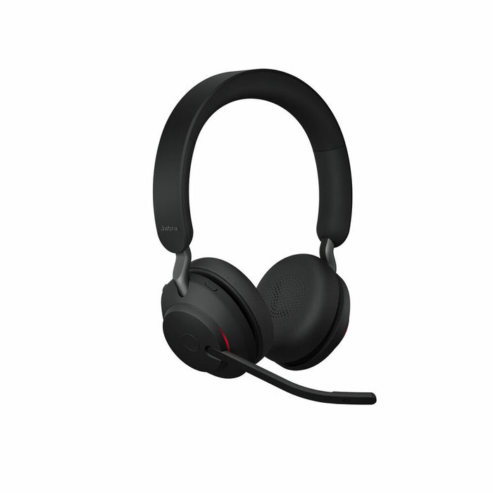 JABRA Evolve2 65 MS Stereo Headset on-ear Bluetooth wireless USB-A noise isolating black Certified for Microsoft Teams