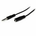 Jack Extension Cable (3.5 mm) Startech MU1MMFS Black 1 m - Електроника Телевизори<<<Компютри|