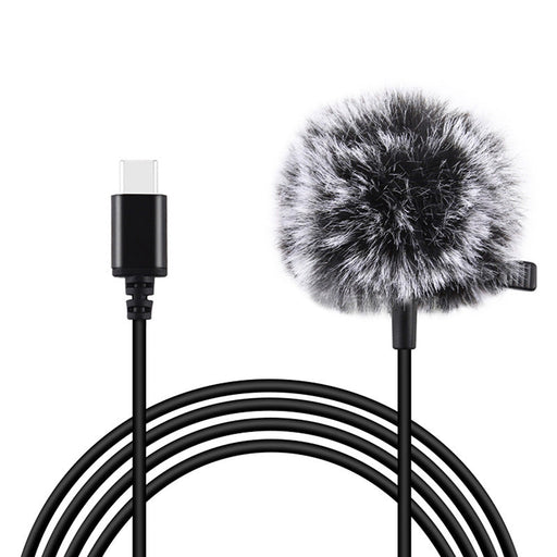 Jack Puluz tie microphone with clip PU425 1.5m USB-C - Lavalier<<<Microphones<<<Audio<<<InnproXML