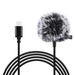Jack Puluz tie microphone with clip PU425 1.5m USB-C - Lavalier<<<Microphones<<<Audio<<<InnproXML