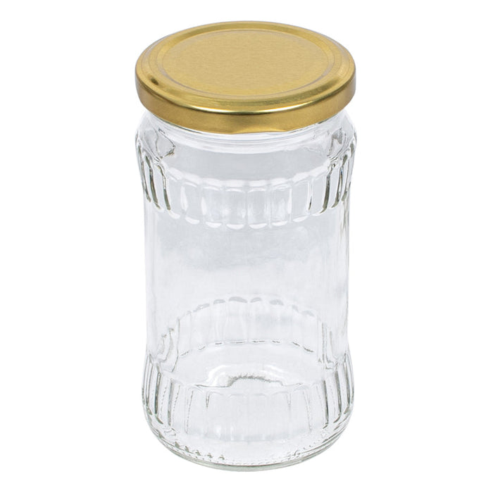 JAR WITH CAP 314 ML STACK 4 PCS OBERON - Буркани и продукти за консервиране<<<Домашни потреби<<<Кухня<<<Praktiker