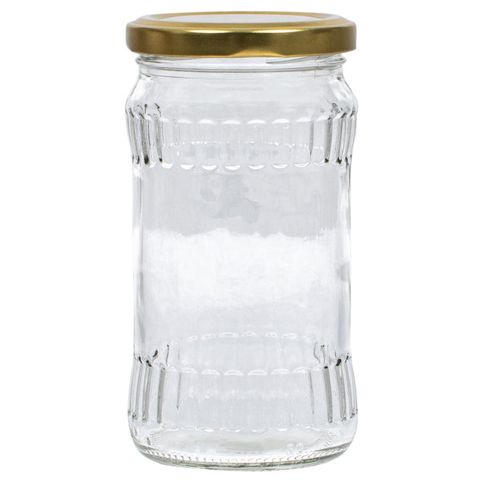 JAR WITH CAP 314 ML STACK 4 PCS OBERON - Буркани и продукти за консервиране<<<Домашни потреби<<<Кухня<<<Praktiker