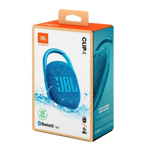 JBL CLIP 4 Bluetooth Wireless Speaker Eco Blue EU - Audio<<<Основна<<<DunaXML&&&Електроника Периферни и резервни