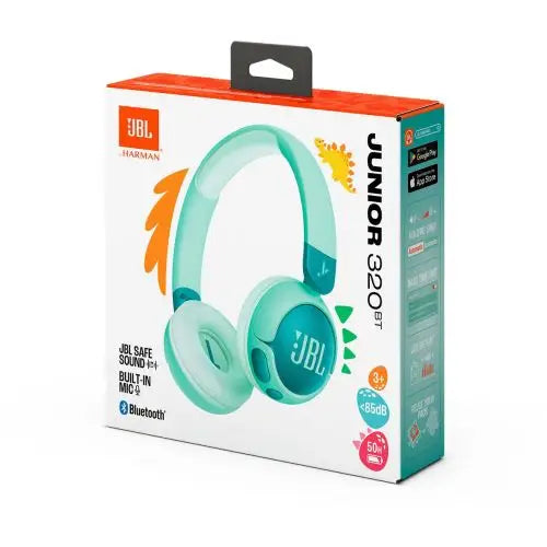 JBL JR320BT Bluetooth Wireless On-Ear Headphones for Kids Green EU - Audio<<<Основна<<<DunaXML&&&Headsets<<<JBL