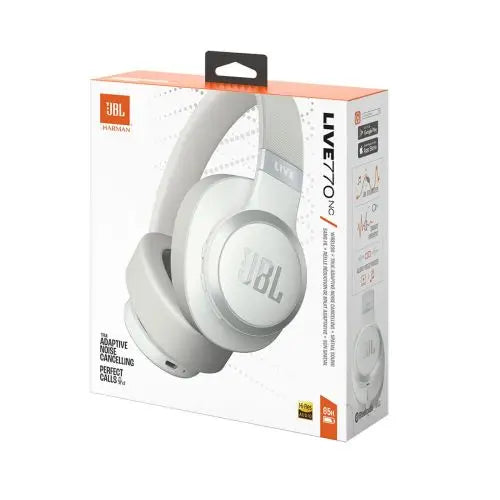 JBL LIVE 770NC Bluetooth Wireless On-Ear Headphones White EU - Audio<<<Основна<<<DunaXML