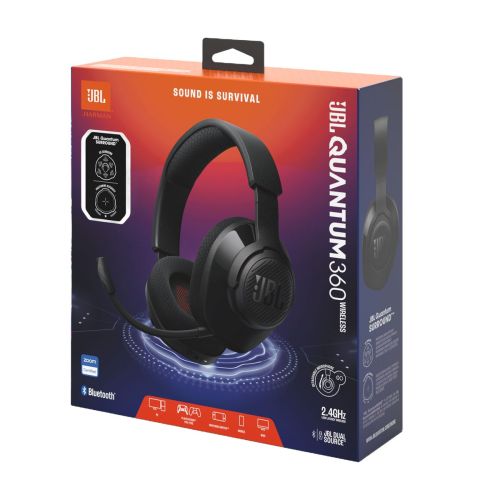 JBL Quantum 360 Headphone Wireless Gaming Headset with Microphone Black EU - Audio<<<Основна<<<DunaXML&&&Headsets<<<JBL
