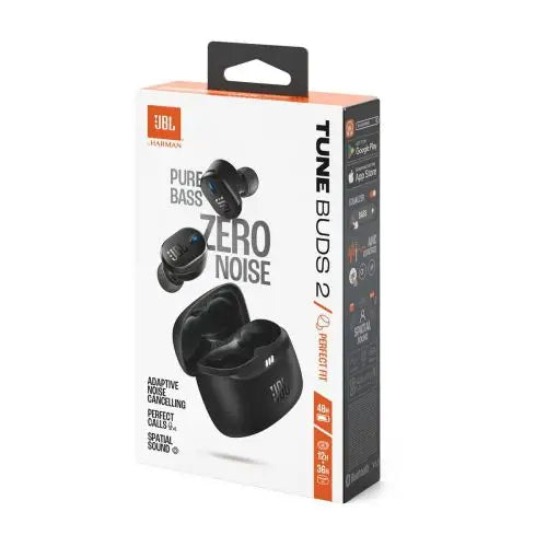 JBL Tune Buds 2 TWS Bluetooth Wireless In-Ear Earbuds Black EU - Audio<<<Основна<<<DunaXML&&&Headsets<<<JBL