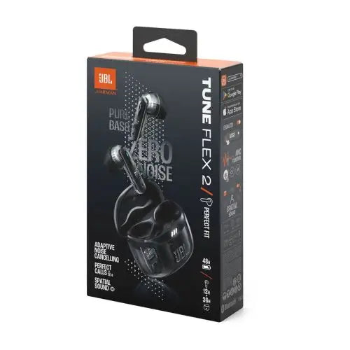 JBL Tune Flex 2 Ghost Edition TWS Bluetooth Wireless In-Ear Earphone Ghost Black EU