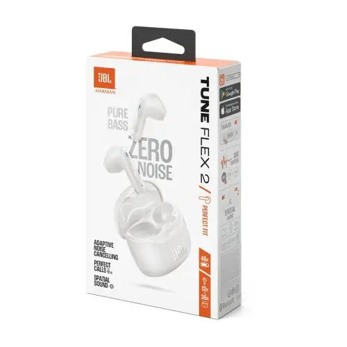 JBL Tune Flex 2 TWS Bluetooth Wireless In-Ear Earbuds White EU - Audio<<<Основна<<<DunaXML&&&True wireless